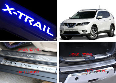 China NISSAN X-TRAIL 2014 2017 bagageiras e placas de aço do Scuff do peitoril da porta lateral fornecedor