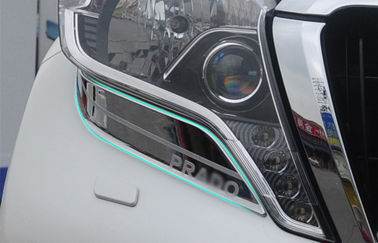 China Molduras do farol de Chrome/tampas profissionais farol do carro para Toyota Prado FJ150 2014 fornecedor