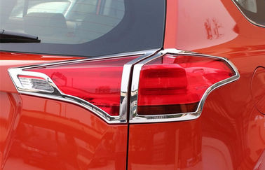China Molduras do farol de Chrome do ABS/tampa traseiras luz da cauda personalizada para Toyota RAV4 fornecedor