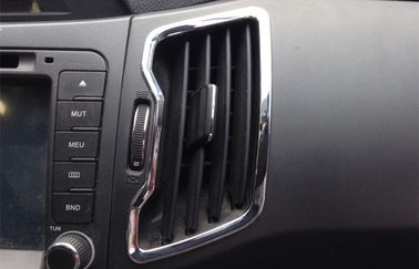 China Peças personalizadas de acabamento do interior do automóvel KIA Sportage R 2014 Cobertura interna de saída de ar cromada fornecedor