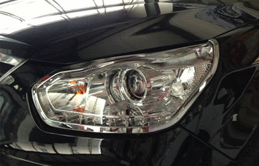 China Molduras cromadas automóvel do farol da elevada precisão para Chery Tiggo 2012 fornecedor