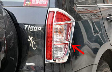 China Auto tampas feitas sob encomenda do farol, borda do cromo da lâmpada de cauda de Chery Tiggo 2012 fornecedor