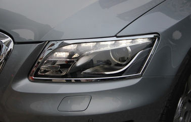 China Tampas da lente personalizadas Audi Q5 2012 do farol das molduras do farol de Chrome do ABS fornecedor