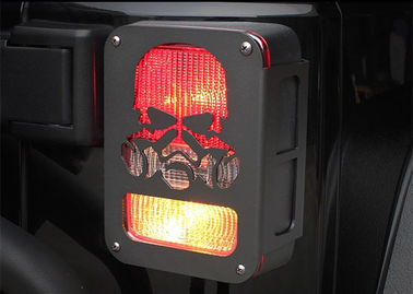 China Lâmpada de cauda de aço Luzes de farol de carro cromo para 2007 - 2017 Jeep Wrangler JK, estilo de engenheiro / estilo Iron Man fornecedor