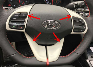 China Guarnição de volante interior cromado para Hyundai Elantra 2016 Avante fornecedor