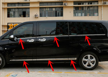 China Benz Vito 2016 auto peças da guarnição do corpo, molde da porta lateral e molduras da janela fornecedor