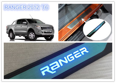 China FORD Ranger T6 2012 - 2015 Portais iluminados LED luz lateral portais scuff placa fornecedor