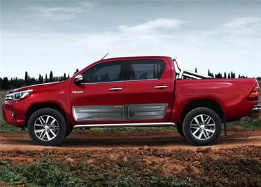 Bom preço. Peças de acabamento de carroceria preto Toyota Hilux Revo 2015 2016 2017 estilo TRD placa de proteção lateral on-line