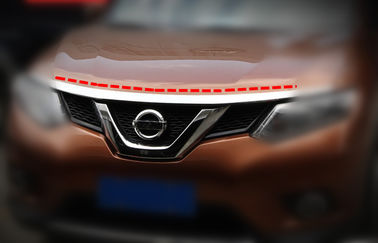 Bom preço. NISSAN X-TRAIL 2014 Peças de acabamento da carroceria ABS Cromo Capô Trim Strip on-line