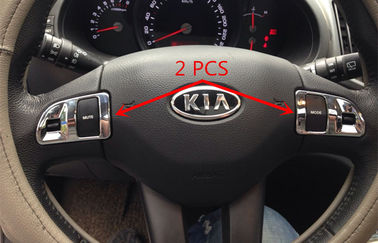 Bom preço. Peças personalizadas de acabamento interior de automóveis Chrome ABS Trim volante para KIA Sportage R 2014 on-line