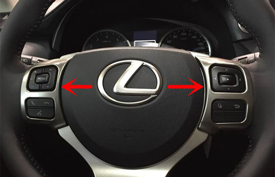 Bom preço. LEXUS NX200/NX300 2015 Peças de decoração de interiores, guarnição de volante cromada on-line
