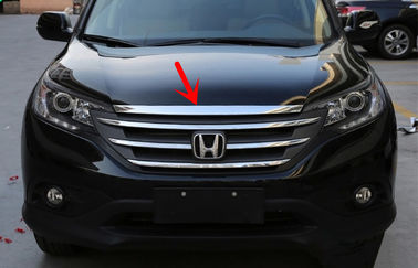 Bom preço. Peças de plástico ABS para carroceria da Honda CR-V 2012, banda de acabamento do capô cromada on-line