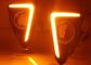 Lâmpadas de volta amarelas LED Luzes de dia 1,5 kg para TOYOTA RAV4 2016 2017 fornecedor