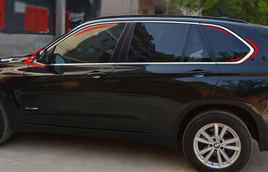 Exportação BMW Acessórios de automóveis Moldura de janelas inteiras de aço inoxidável para X5 2014 2015