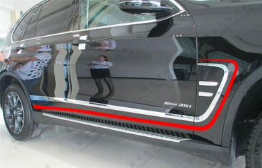BMW Novo X5 2014 F15 peças de decoração de automóveis cromadas, guarnição de guarda-chuvas e molduras laterais