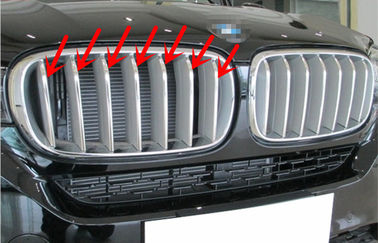 BMW F15 New X5 2014 2015 Peças de acabamento de carroceria exterior de aço inoxidável Moldura da grade frontal