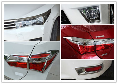 Bom preço. COROLLA 2014 Faróis de carro cromados Cobrir TailLight Guarnição E Lâmpada de Neblina Bezel on-line