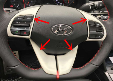 Bom preço. Guarnição de volante interior cromado para Hyundai Elantra 2016 Avante on-line