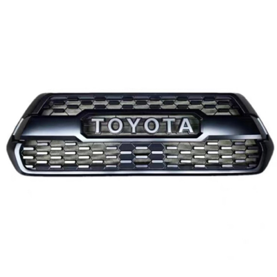 Bom preço. Grelha dianteira de automóvel em plástico ABS preto fabricado na China em acabamento preto de 1,9 kg elegante para Toyota Tacoma 2016-2020 on-line