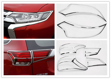 Bom preço. MITSUBISHI Car Headlight Covers, New Outlander 2016 Chromed Head Lamp Bezel e Tail Lamp Molding on-line