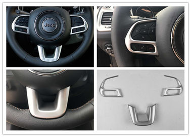 Bom preço. ABS de plástico Auto Interior Trim Peças Volante Guarnição Cromo para Jeep Compass 2017 on-line