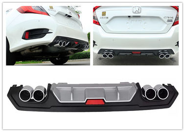 Bom preço. HONDA New Civic 2016 Kit de carroceria, estilo desportivo, difusor de pára-choque traseiro com pontas de silenciador on-line