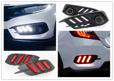 Bom preço. Bom desempenho Luzes de dia LED Lâmpadas de neblina e luzes de pára-choque traseiro Para Honda Civic 2016 2018 on-line