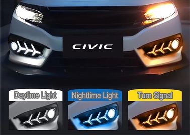 Bom preço. Lamborghini Estilo Universal Lâmpada de nevoeiro traseiro parachoque Luzes LED Para Honda New Civic 2016 2018 on-line
