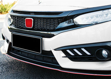 Bom preço. Peças sobressalentes de automóveis modificadas pretas Honda New Civic 2016 2018 Fábricas de grelhas frontais de automóveis on-line