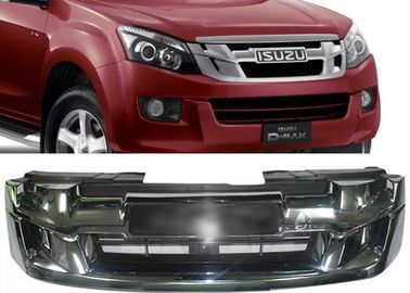 Bom preço. ISUZU D-MAX 2012 2013 2014 2015 Estilo OE Grelha frontal cromada com letras vermelhas on-line