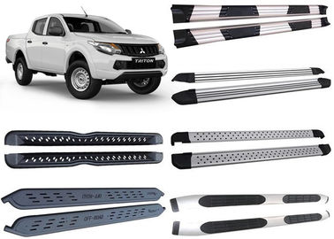Bom preço. Placas de passo lateral opcionais de liga e aço para Mitsubishi Triton L200 Pick Up 2015 on-line