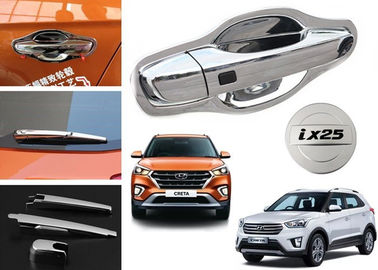 Bom preço. Hyundai 2014 2015 2019 Creta IX25 Capa do tanque de combustível cromada, tapa do cabo, tampa do espelho on-line