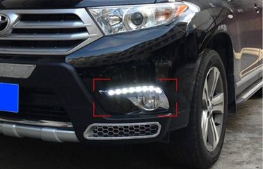 Bom preço. Auto Part LED Daytime Running Light DRL para Toyota Highlander 2012 2013 com borda cromada on-line