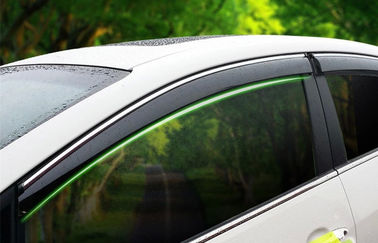 Bom preço. Visores de janela de carro para proteção solar e chuva para KIA K3 2013 com faixa de aço inoxidável on-line